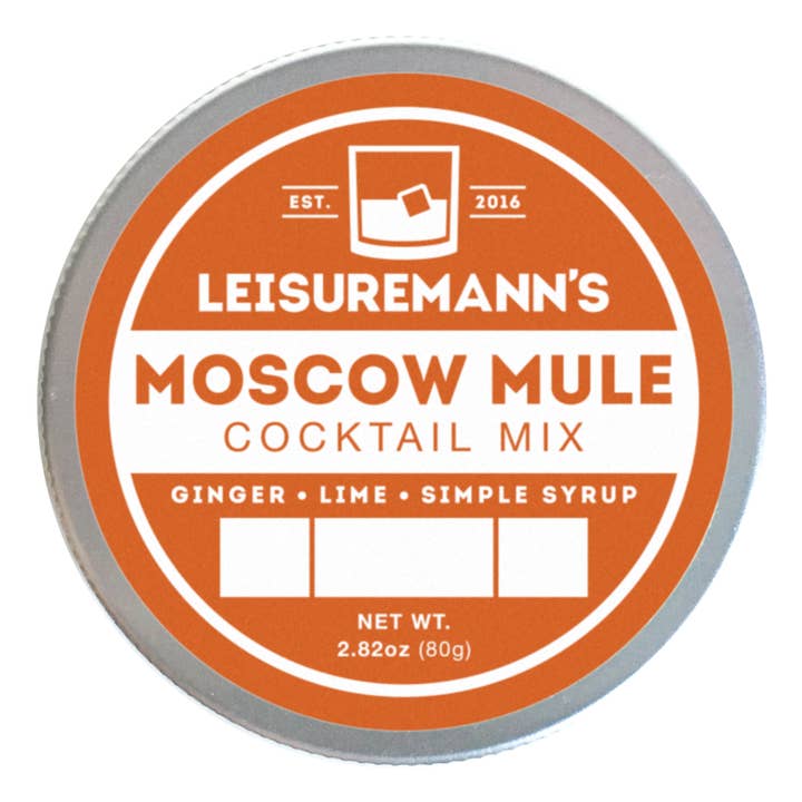 Leisuremann's Cocktail Mixes - Wholesale Cocktail Mix/Syrup - Moscow Mule Cocktail Mix Jar1
