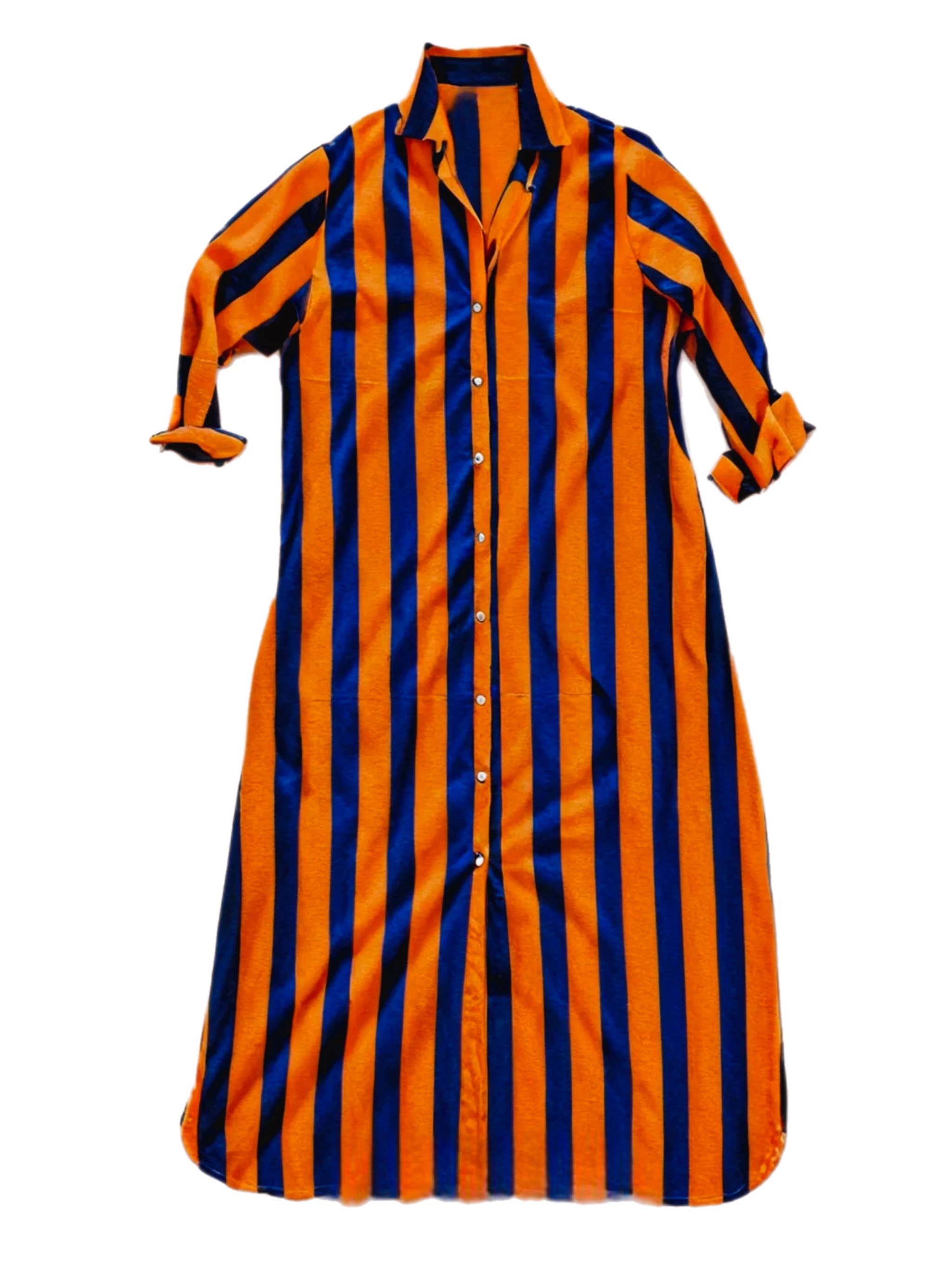 Cabana Club California - Wholesale Dress - Women's - Surf Stripe Shirt Dress1