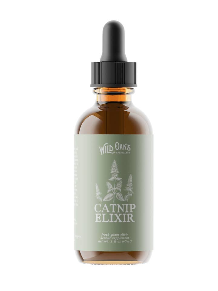 Catnip Elixir for wholesale by Wild Oaks Apothecary