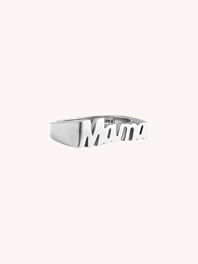Bague Mama - Argent pour la vente par Sierra Winter Jewelry
