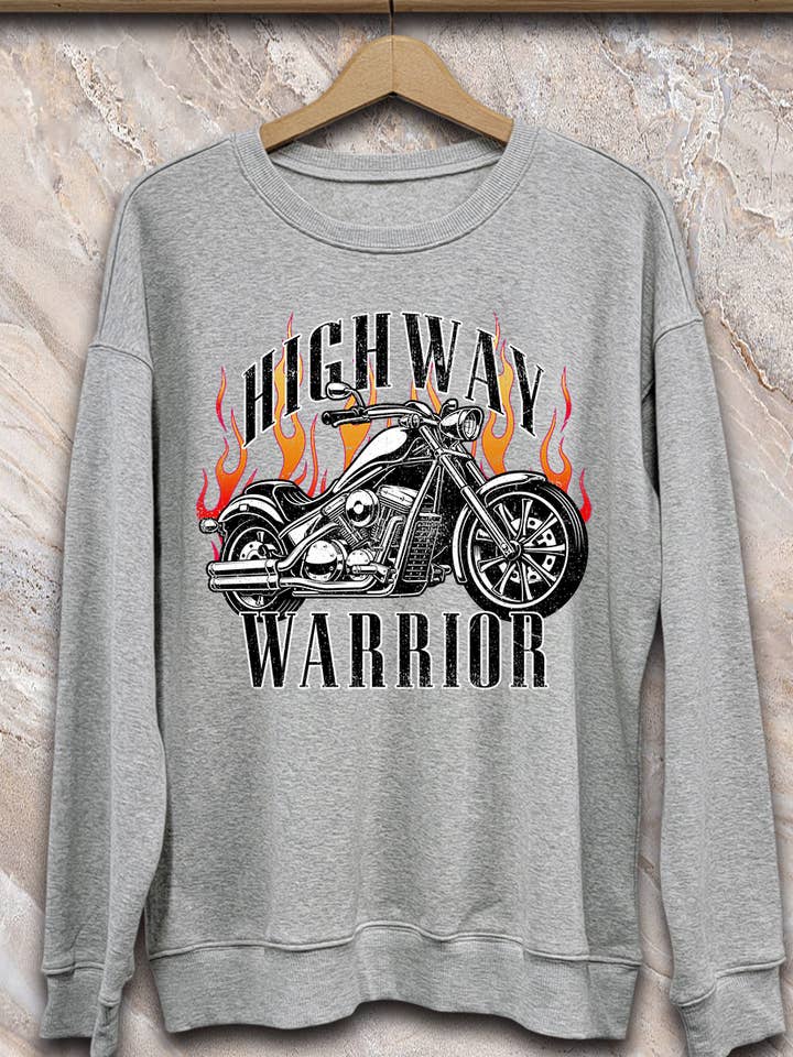 SPT-SS-114-C1_Highway Warrior Sweatshirt for wholesale by SP Tops, Inc.