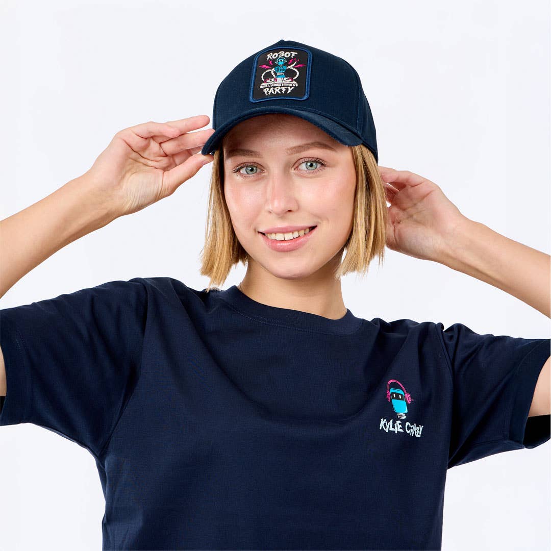 KYLIE CRAZY - Wholesale Baseball Cap - Unisex - "Robot party" cap – Party in future mode!3
