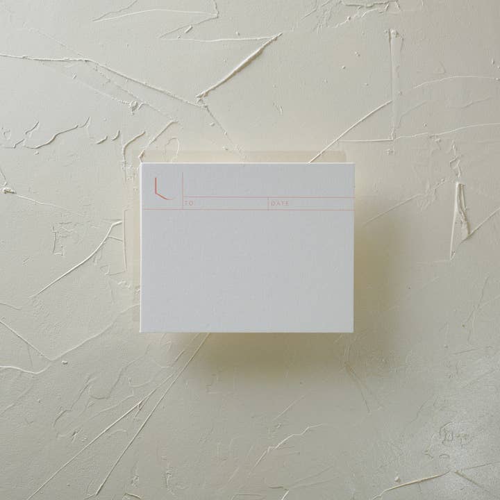 SIMPLE MONOGRAM STATIONERY - L for wholesale by Tortoise Designs