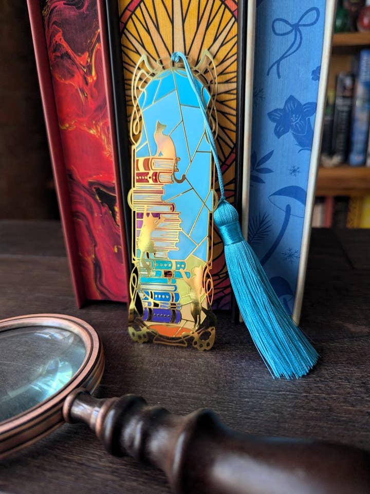 Bare katte ting - Kat metal bogmærke for engroshandel hos Geek and Artsy