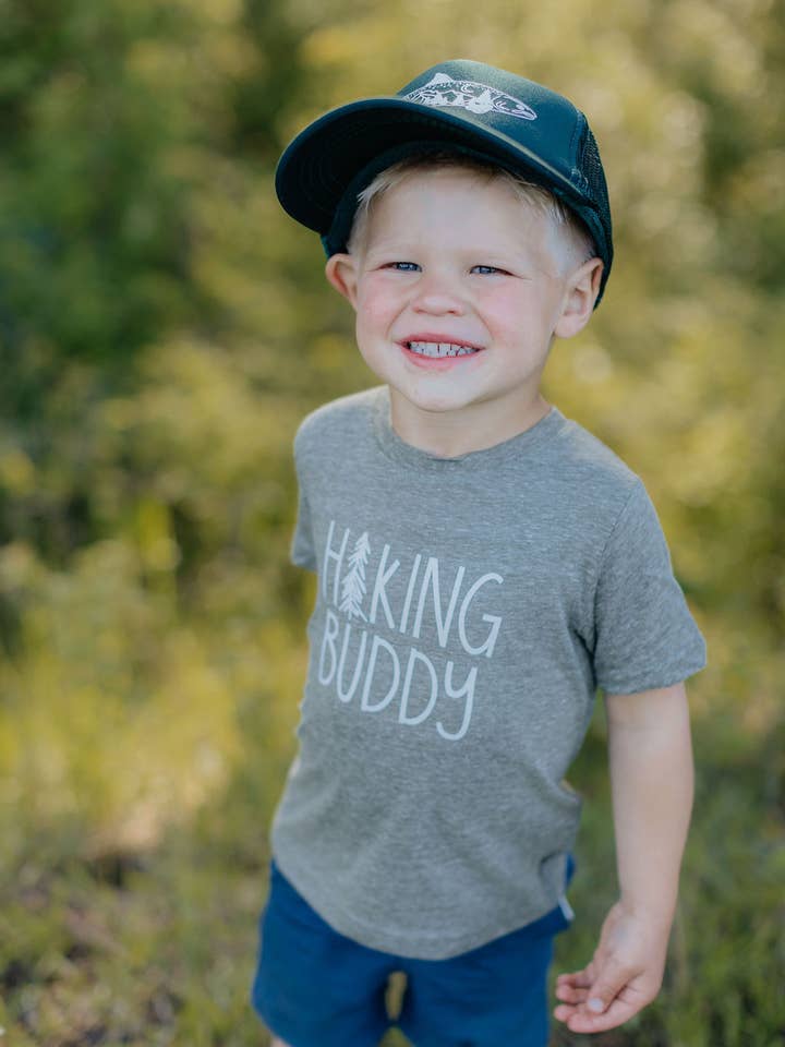 Made of Mountains - Wholesale Screen Printed T-Shirt - Kids - Hiking Buddy Toddler Tee4