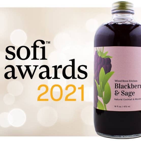 Wood Stove Kitchen - Wholesale Cocktail Mix/Syrup - Blackberry & Sage Cocktail Mixer and Mocktail Mixer, 16 fl oz4