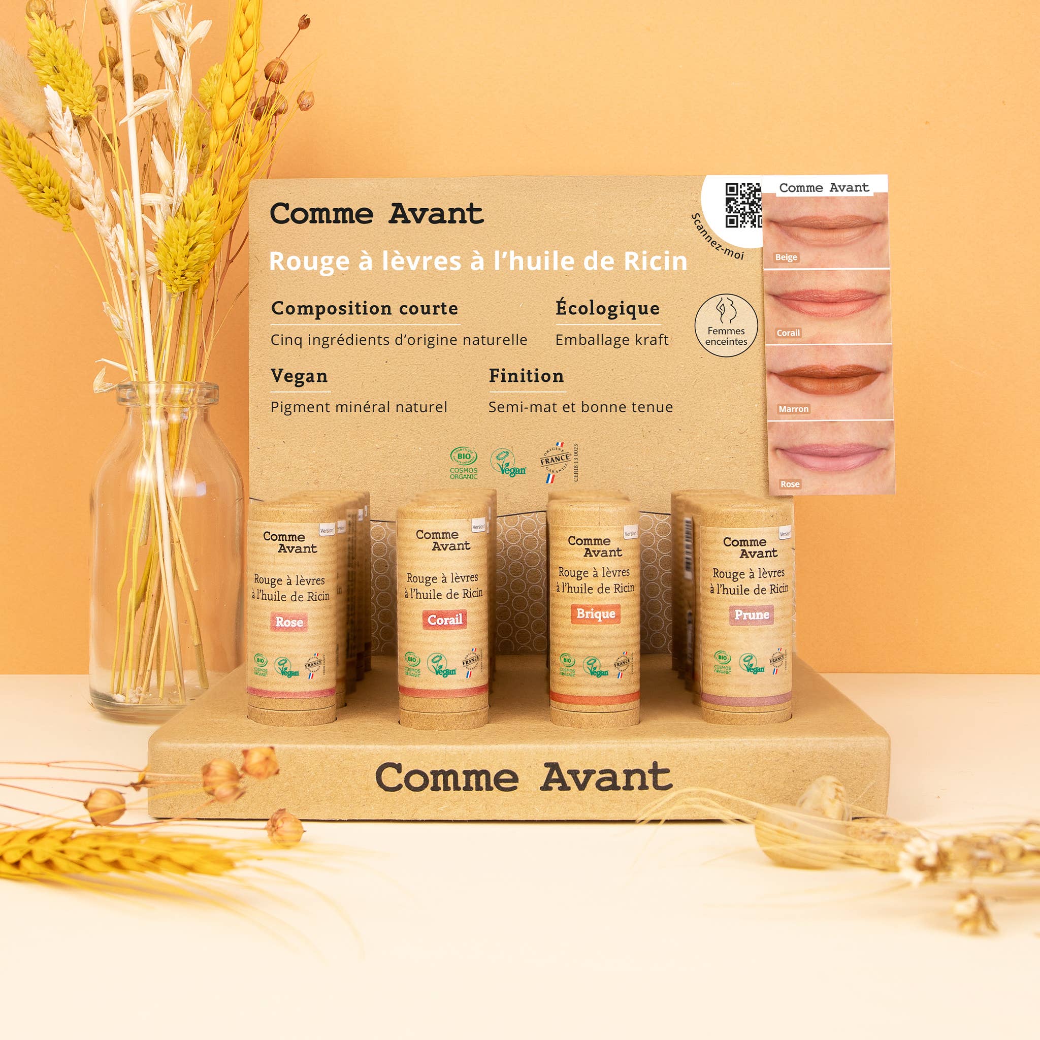 Comme Avant - Wholesale Lippenstift - Lipstickdisplay met testers3