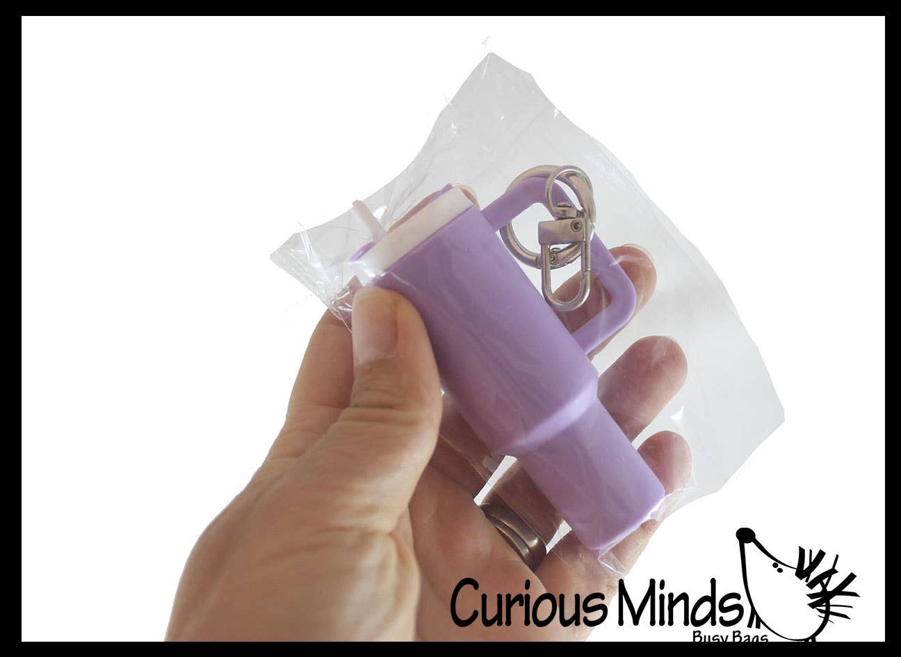 Curious Minds Toys – wholesale Nyckelringar - Dam – Små mini-bägare läppbalsamhållare - plastbehållare9