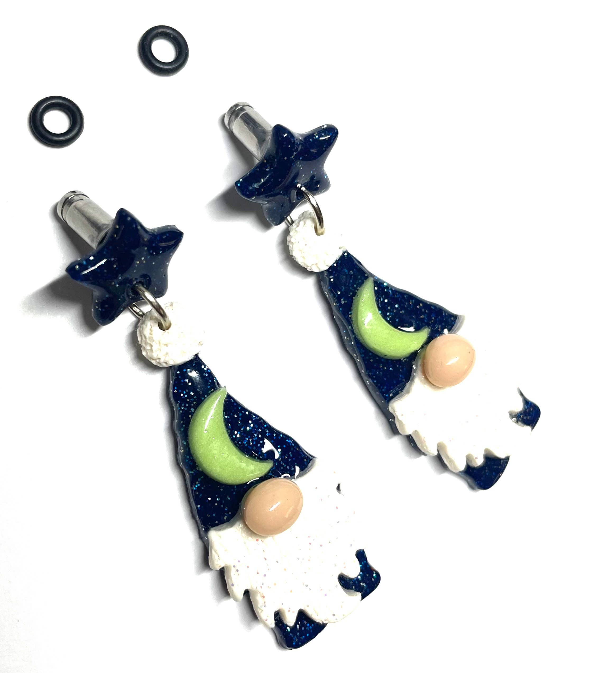 Happy Gauges - Wholesale Gauge/Plug Earrings - Gauge Hiders, Merlin Gnome, Glow Moon, Hiders, Dangle Gauges5