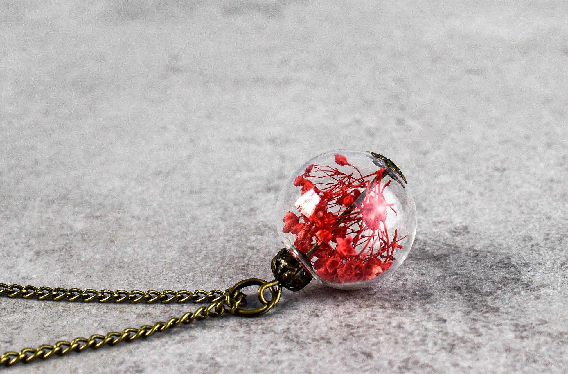 MadamLili – wholesale Hänge-/berlockhalsband – Sommerfreude II Real Blossom Halsband - VIK-165