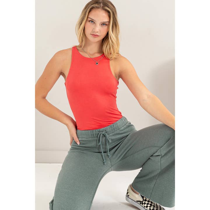 HYFVE - Wholesale Bodysuit - Women's - DZ24A893-D-Loveliest Looks Tank Bodysuit