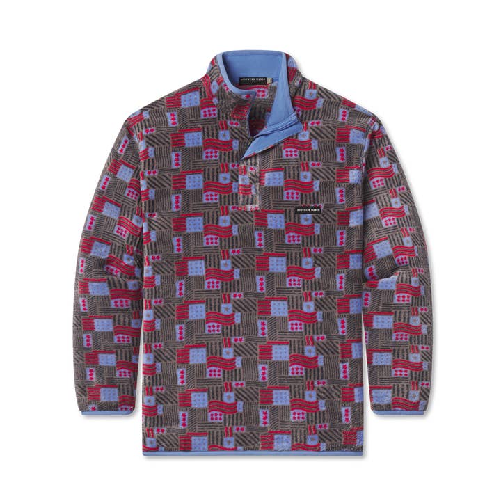 Stjerne-Spangled Fleece Pullover for engroshandel hos Southern Marsh