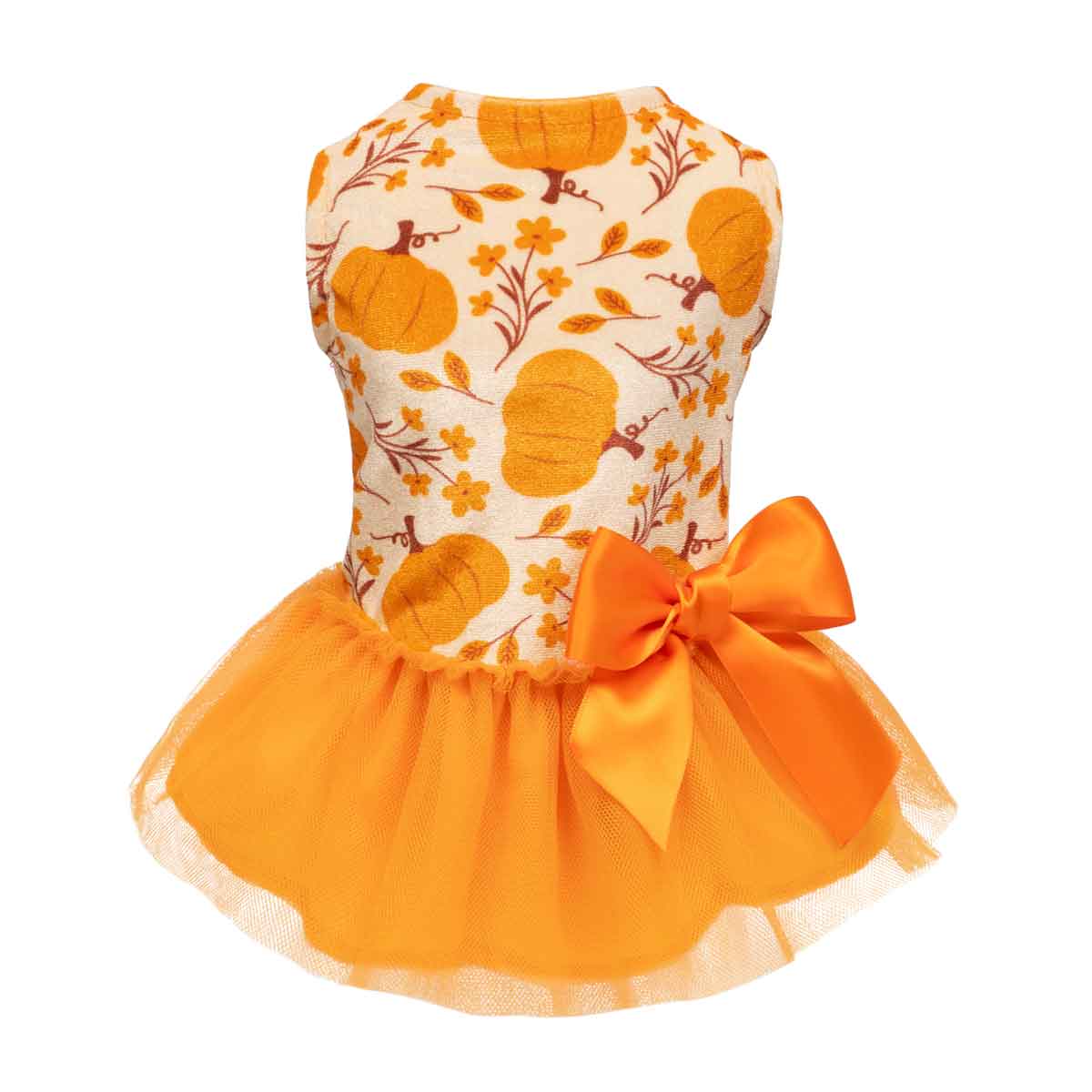 Orange Pumpkin Dog Tutu Dress for wholesale on Faire0