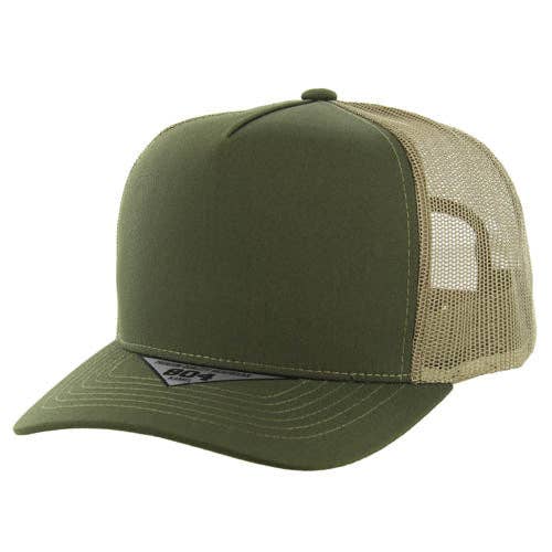 Zion Brand - Wholesale Trucker hat – Unisex - BLANK COTTON 5 PANEL SNAPBACK TRUCKER BALL CAP29