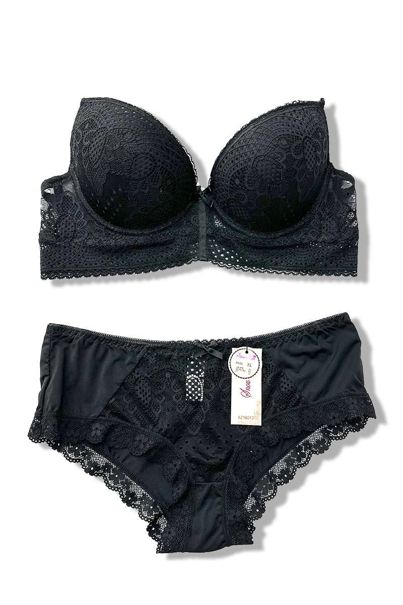 Belle Com'Elle - Wholesale Lingerie Set - Women's - Cup C Bra and Panty Set/AZ1601315