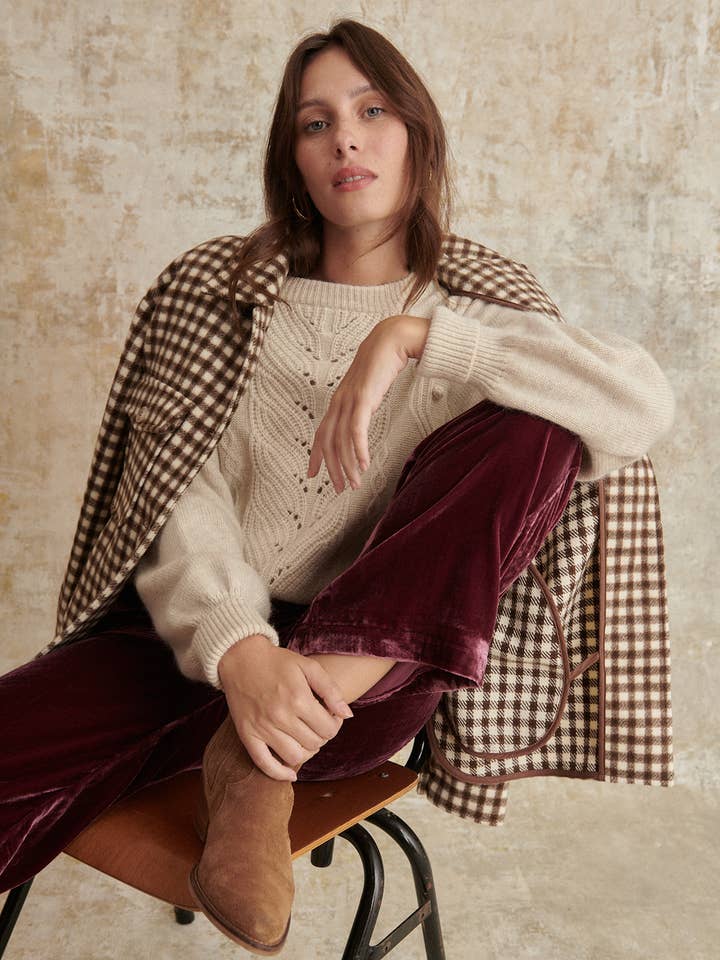 Garance Paris - Wholesale Shirt Jacket/Shacket - Women's - Plaid overshirt - KOLORADO