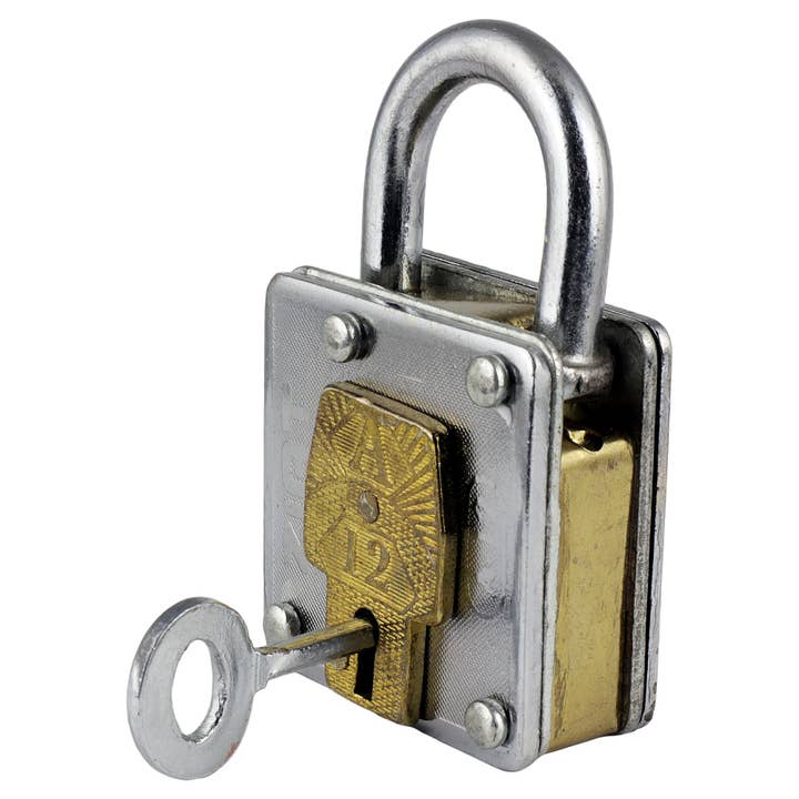 Tribal Trade GmbH - Wholesale Brain Game - Kids - Castle Padlock Trick Lock A-12 Puzzle1