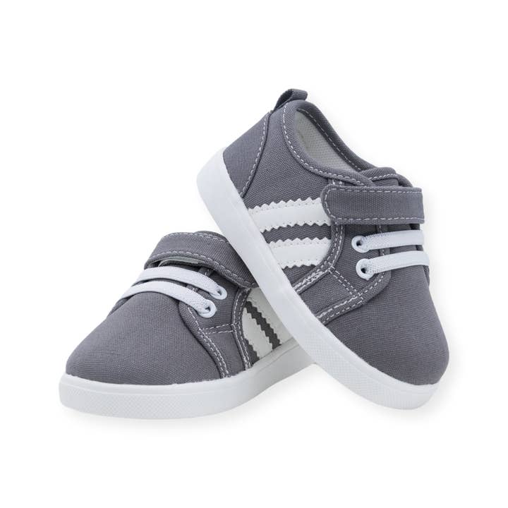 Wee Squeak Shoes - Wholesale Lifestyle Sneakers - Kids - Andy Grey Tennis Shoe
