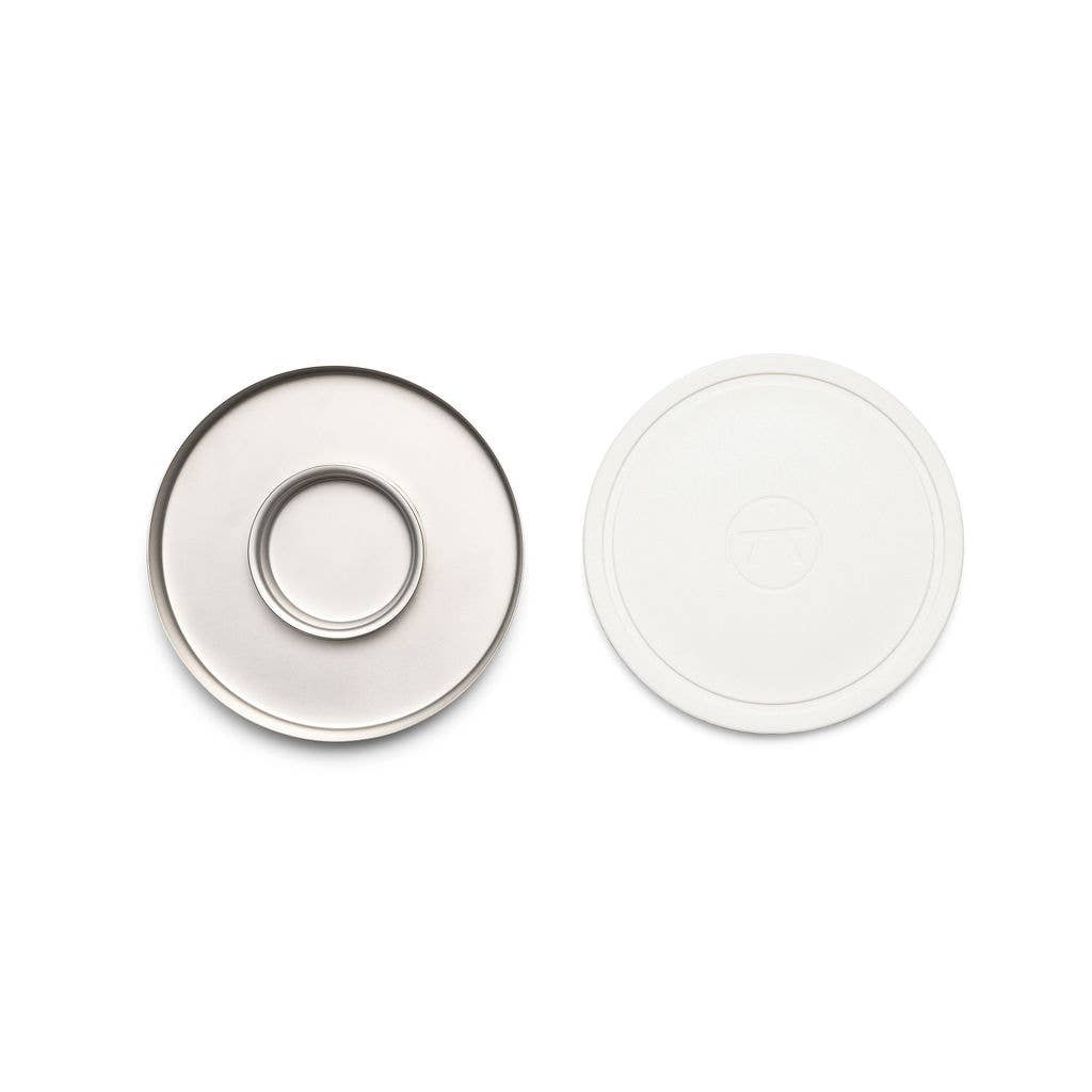 Fox Run Brands – Shaker de coquetel por atacado – Armador de Cocktail 3 em 1 em Aço Inoxidável Outset, 6" x 6" x 1.1"5