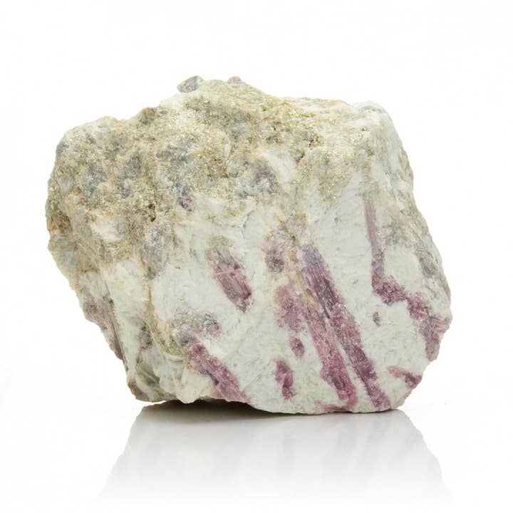 Bifarvet pink turmalin i matrix med glimmer for engroshandel hos UniArt