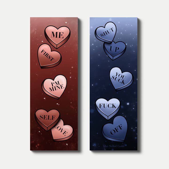 Candy Hearts - Bookmark for wholesale by Solid Gold / Naja-Marie Baumann