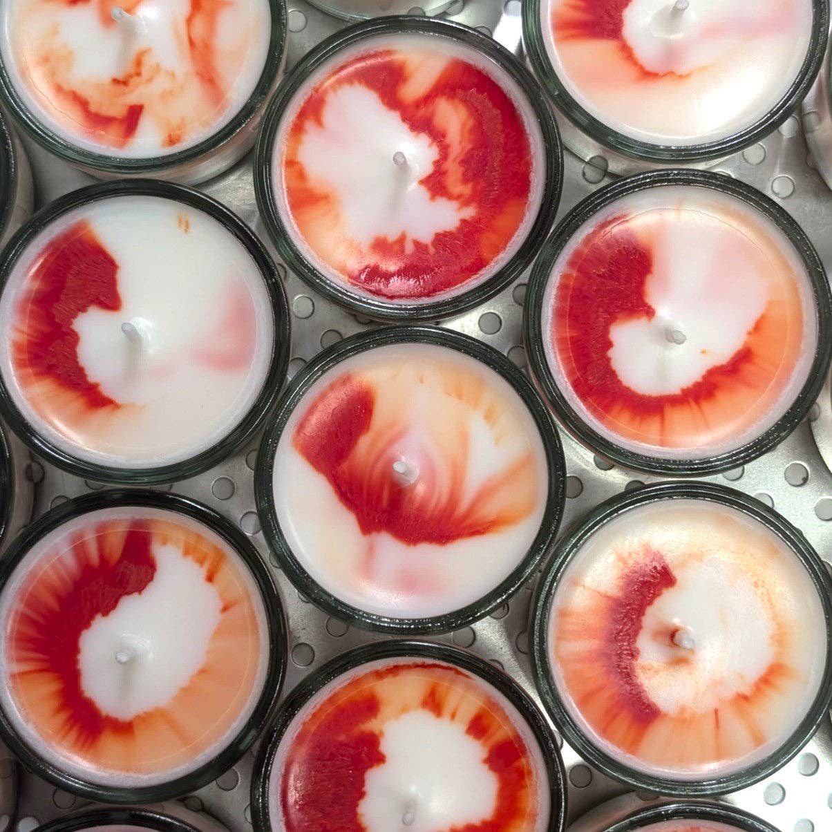 mysoy‎® Duftkerzen-Manufaktur - Vendita all'ingrosso Candele a lumino - Set di 3 lumini effetto fatti a mano | Tester di candele profumate11