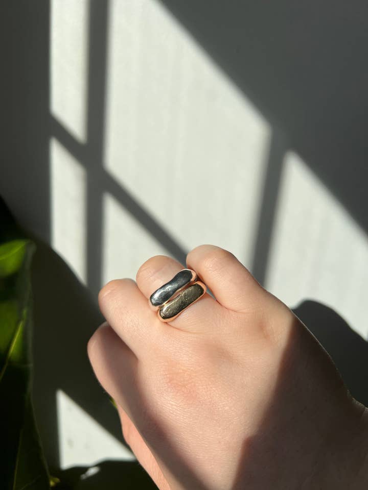 Organic Signet Ring for wholesale by Sari Rae
