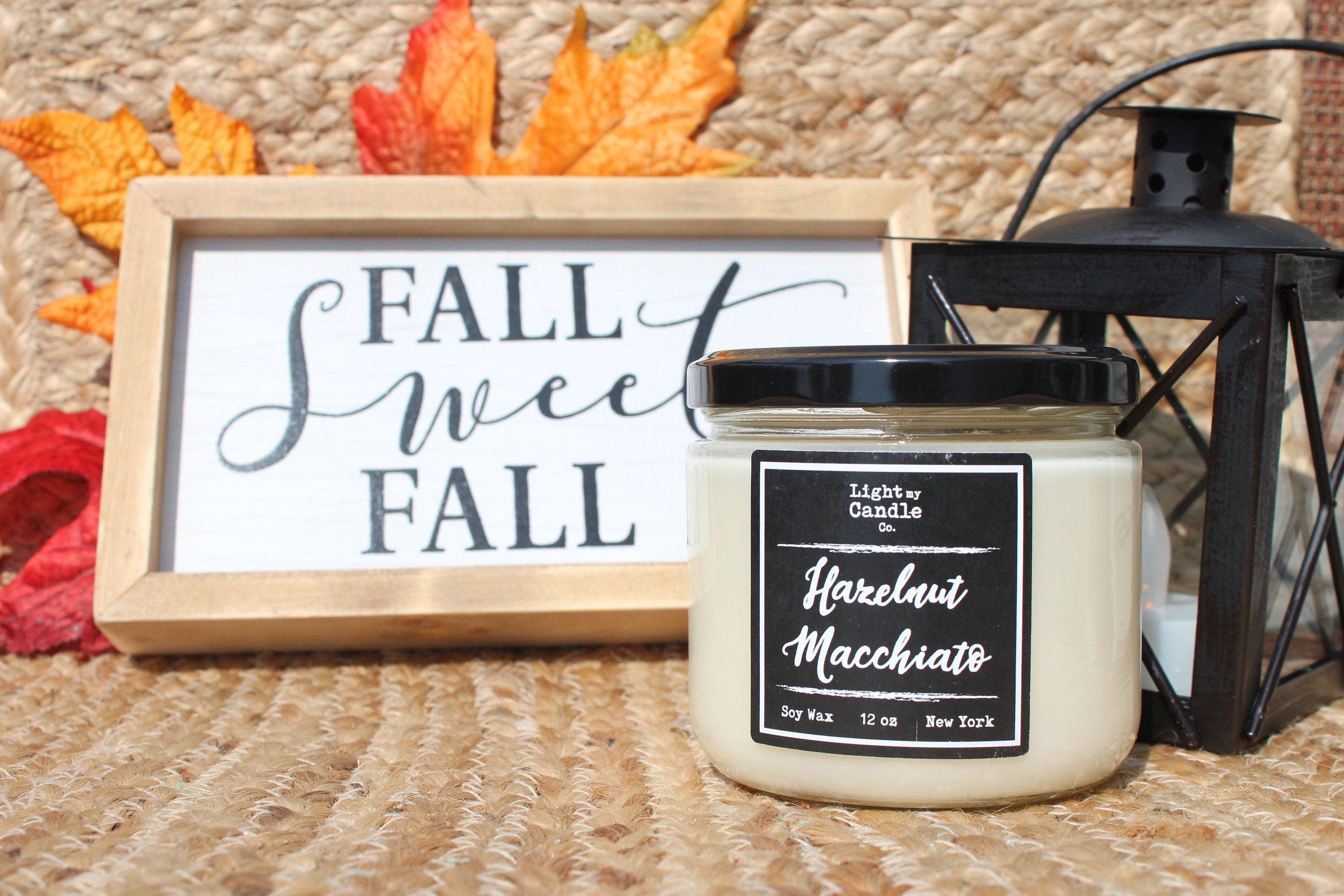 Light My Candle Co - Wholesale Jar/Filled Candle - Hazelnut Macchiato Soy Candle2