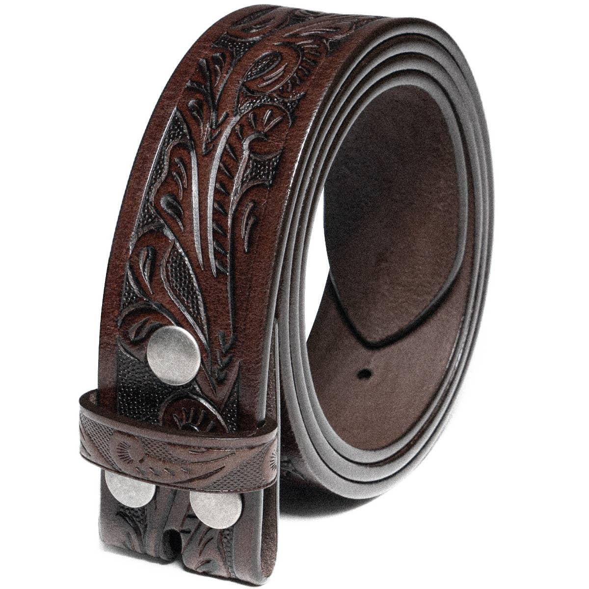 Fabio Valenti - Vendita all'ingrosso Cintura - Uomo - Cintura da uomo in vera pelle con cinturino a scatto senza fibbia19