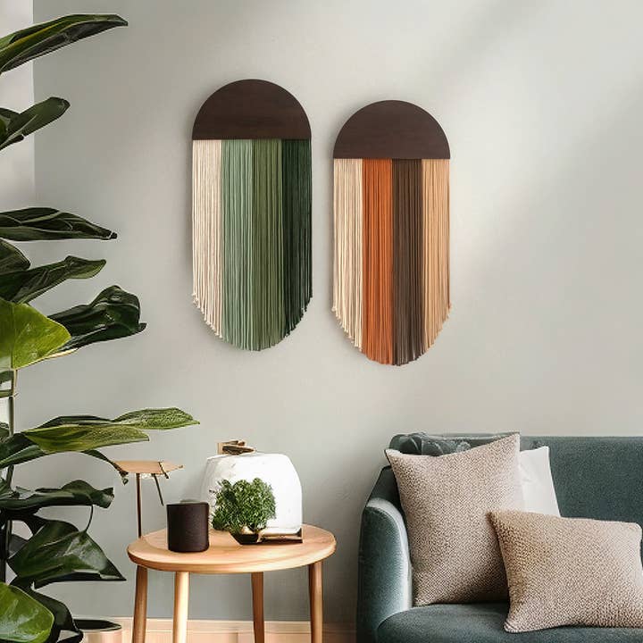 MinhandBros - Wholesale Tapestry/textile - Macrame Fiber Wall Hanging U1819