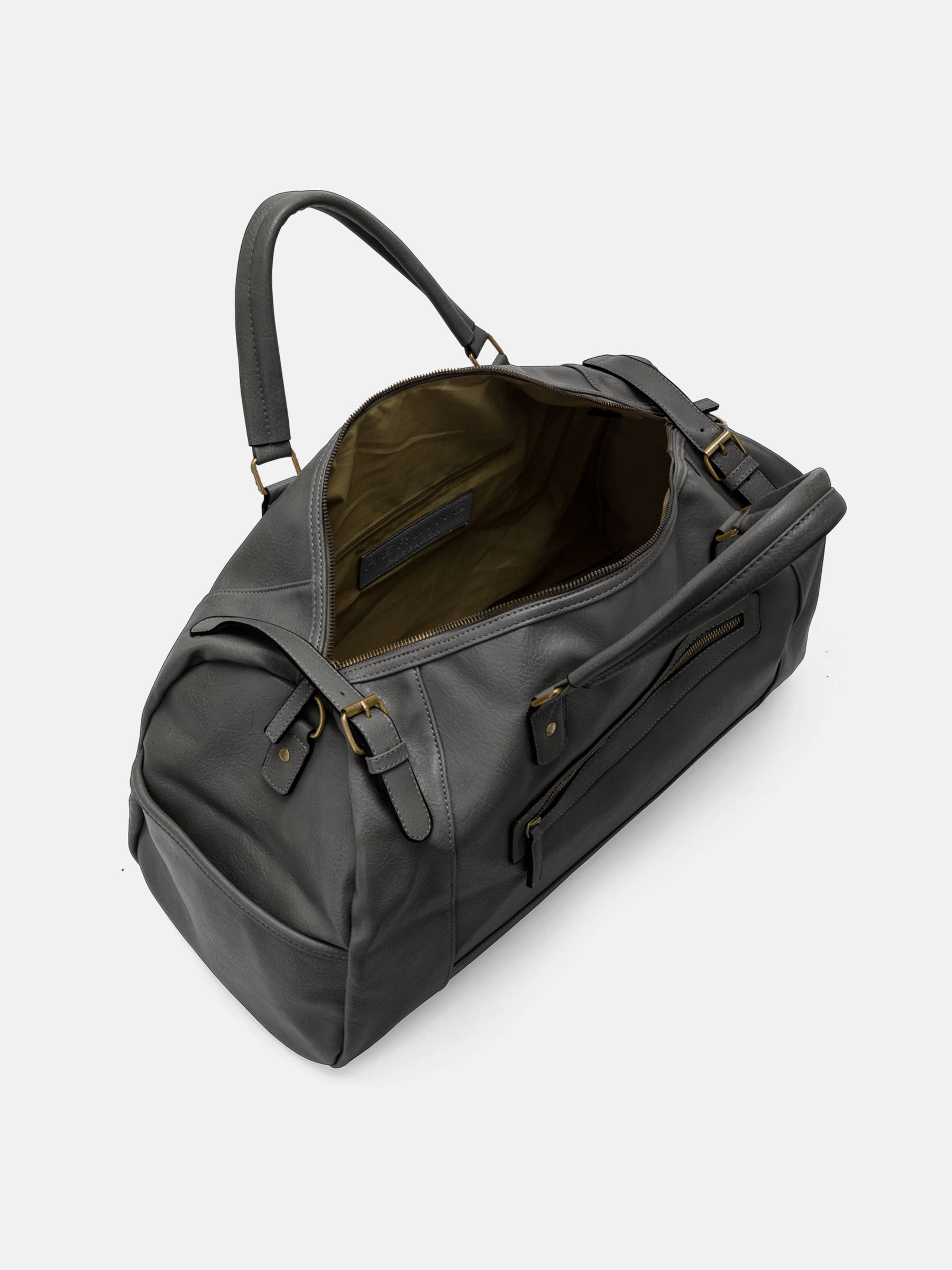 Herling – Saco de viagem - Unissexo por atacado – Herling - Bolsa de viagem vintage grande em couro PU23