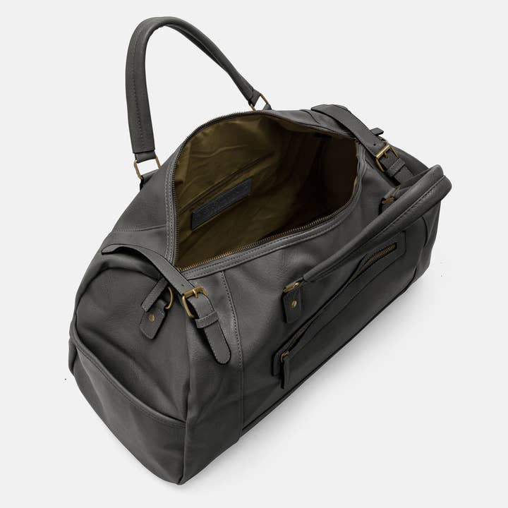 Herling – Saco de viagem - Unissexo por atacado – Herling - Bolsa de viagem vintage grande em couro PU23