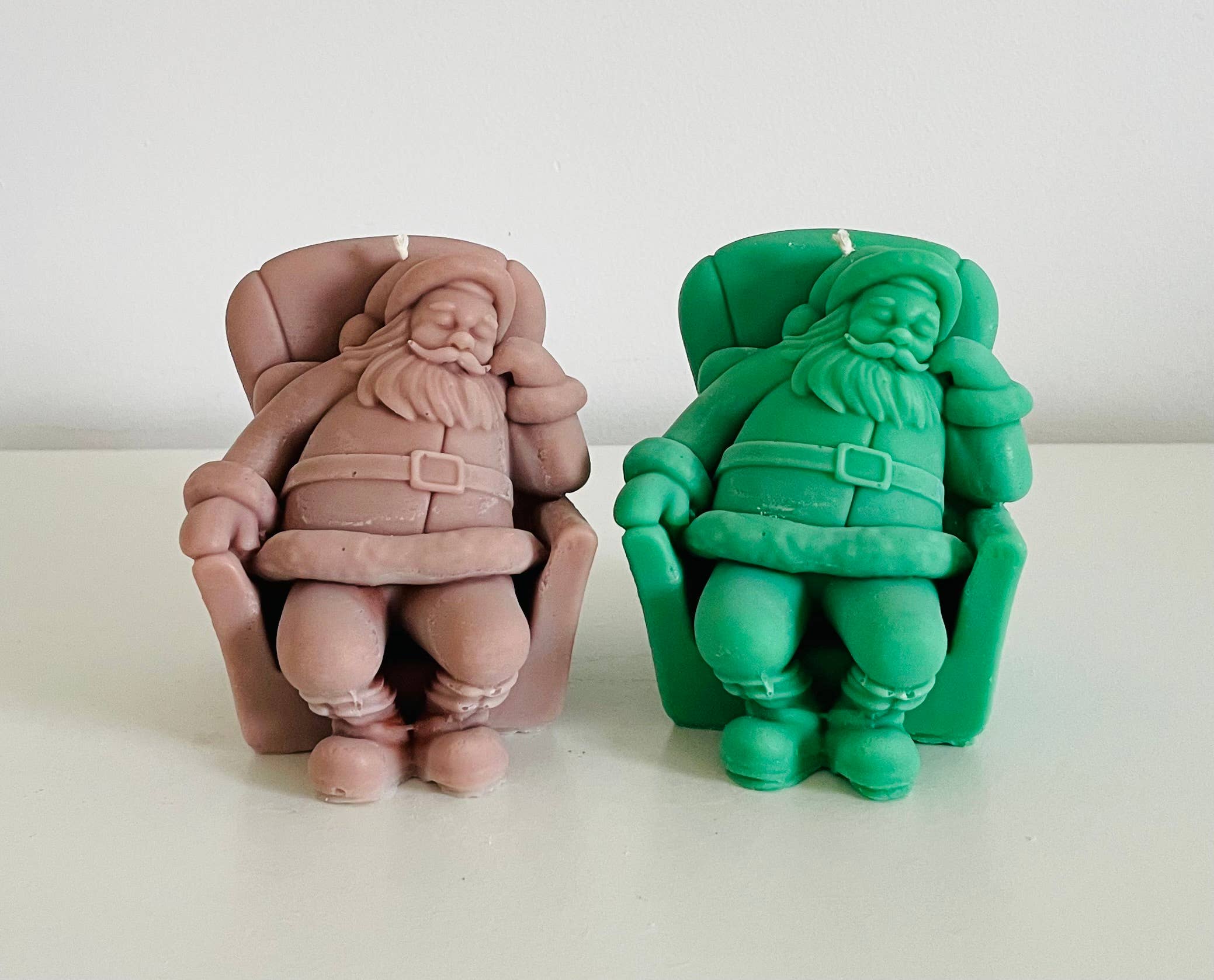 Sweet-Deco Creative - Wholesale Zuilkaars - Hand gegoten kaars kerstman5