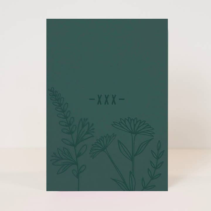 Carte postale estampée « xxx » pour la vente par My Paperstation