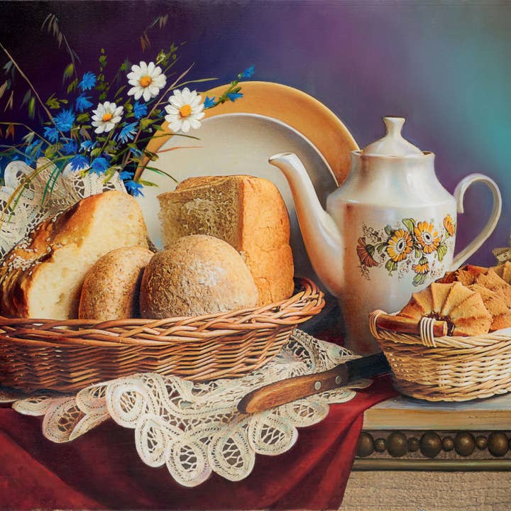 Bread and Breakfast, 1000 Piece Puzzle. A Prestige Puzzle for wholesale by Prestige Puzzles