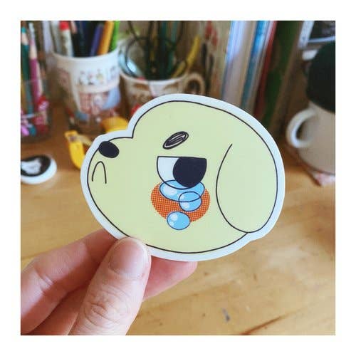 Sydney Warnes - Wholesale Sticker - Pouty Puppy Sticker