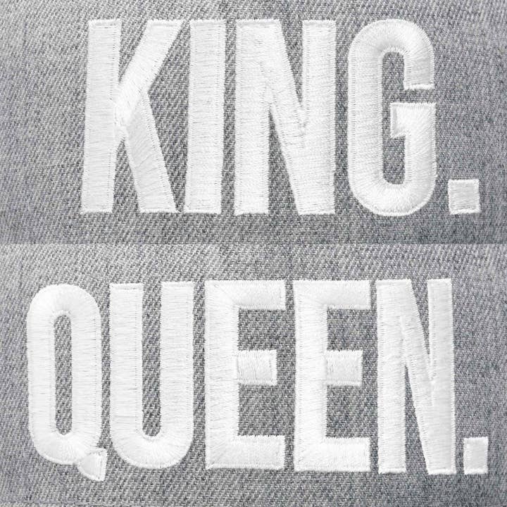 Dalix - Wholesale Flat-brimmed cap – Unisex - DALIX King Queen Hat Set Mens Womens Flat Bill Couples Cap18