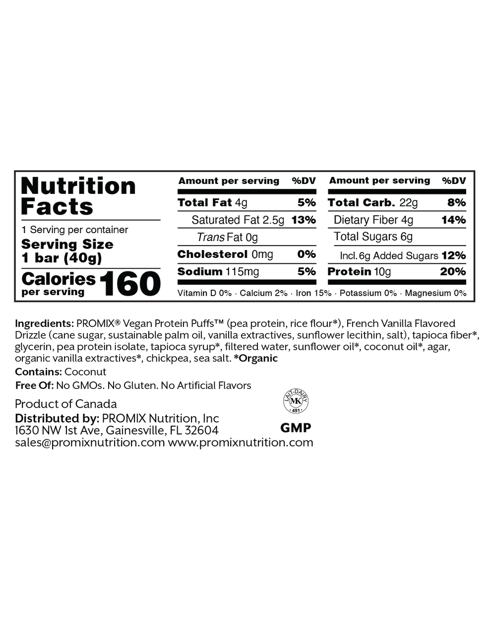 Promix - Wholesale Snack Bar - Vegan Cereal Bars2