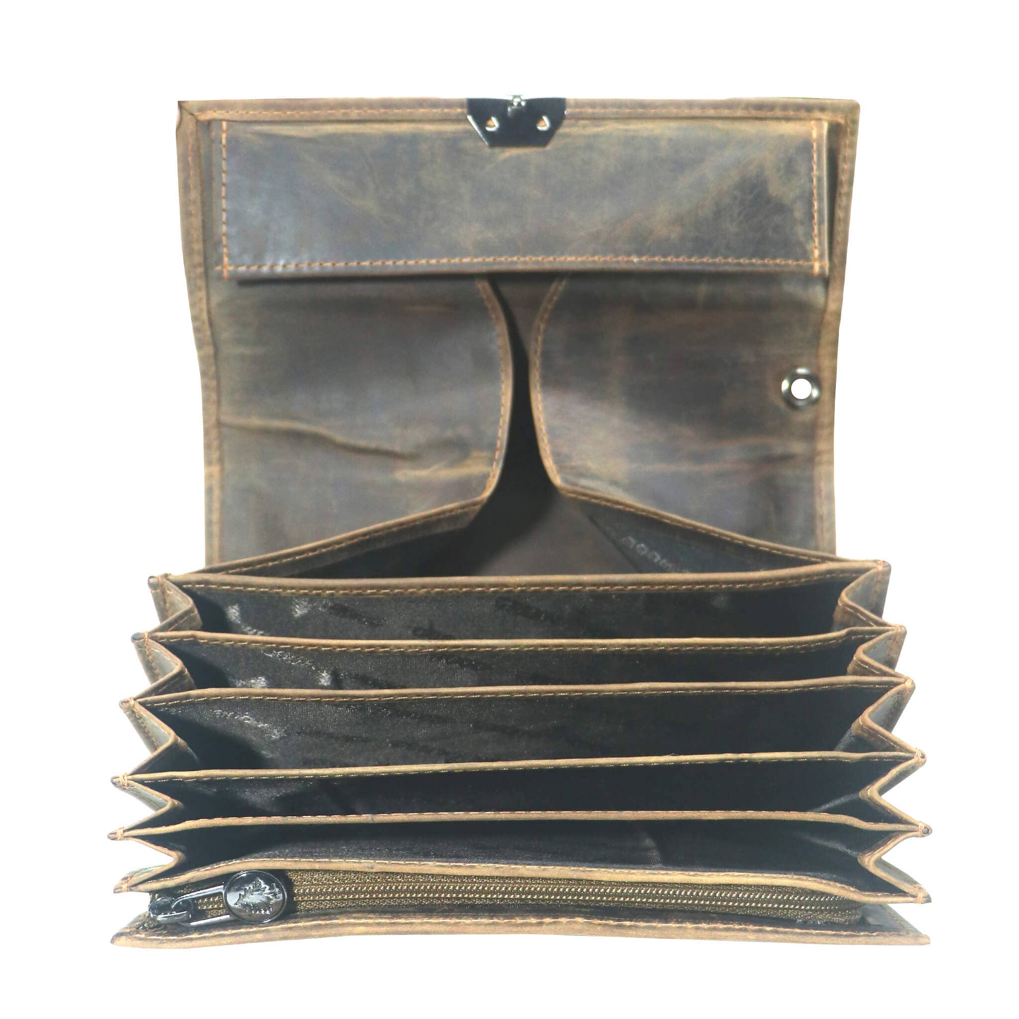 Greenwood - Wholesale Wallet - Unisex - Pax waiter wallet leather men 17x10cm waiter purse women2