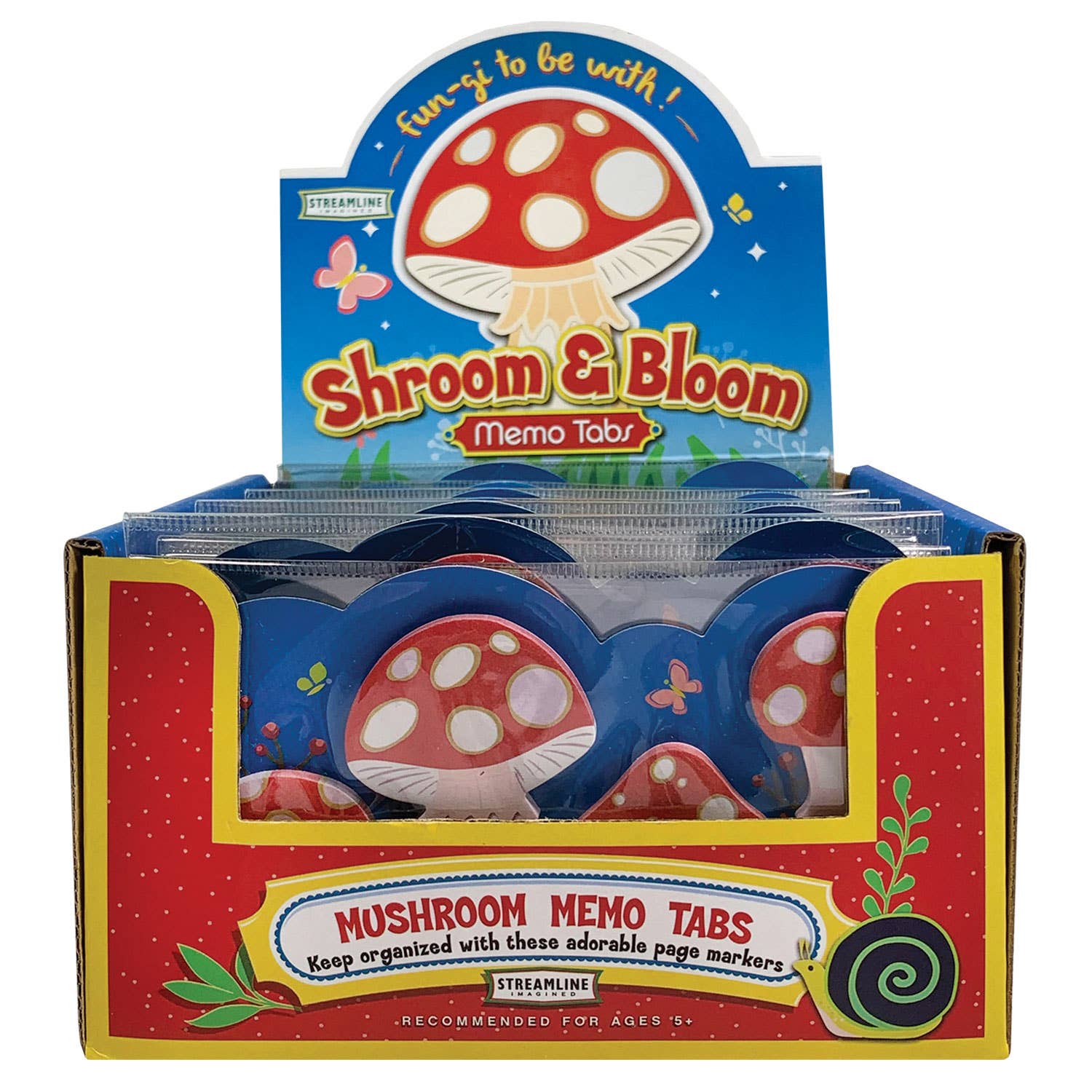 Streamline - Wholesale Bookmark - Shroom & Bloom Memo Tabs3