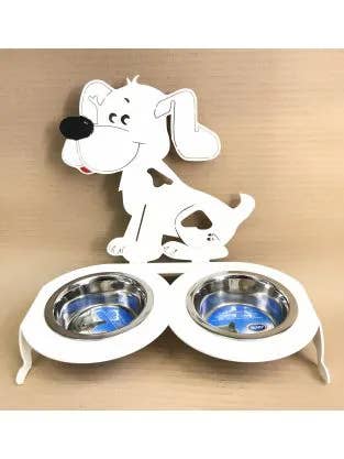 PORTA-TIGELA DE CÃO PEQUENO por atacado de DesignFerro