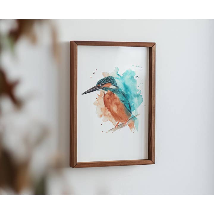 Georgina Doodles - Wholesale Art Print - Kingfisher Watercolour Art Print | Gifts for Bird Lovers8