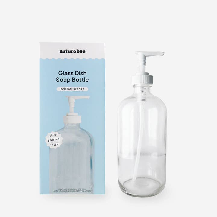Glass Dish Soap Bottle for wholesale by NATURE BEE