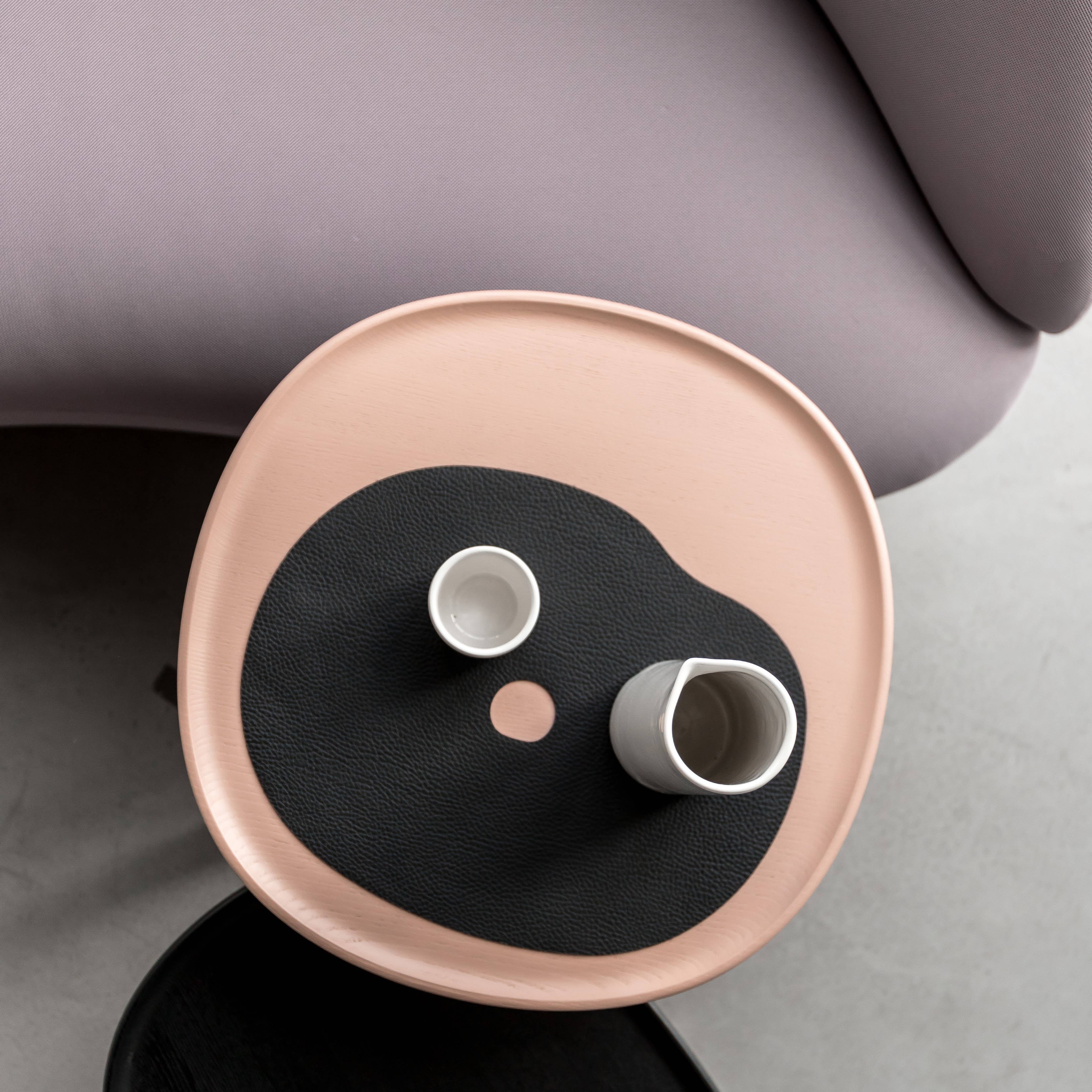 NAMUOS - Vente Sets de table - Set de napperon et sous-verre en cuir 100 % naturel noir MILLSTONES5