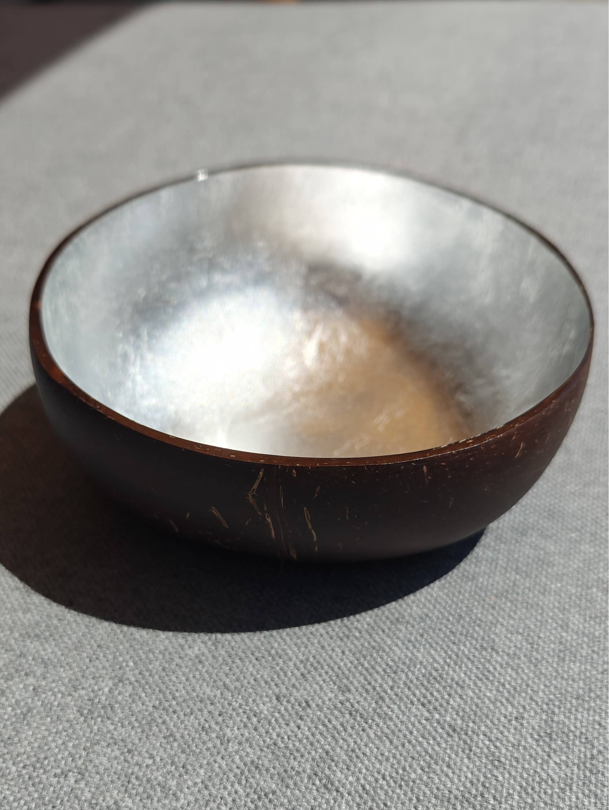 Product Import Holland - Vente Décorations de table - Bol coco argent - bol - décoration - noix de coco0