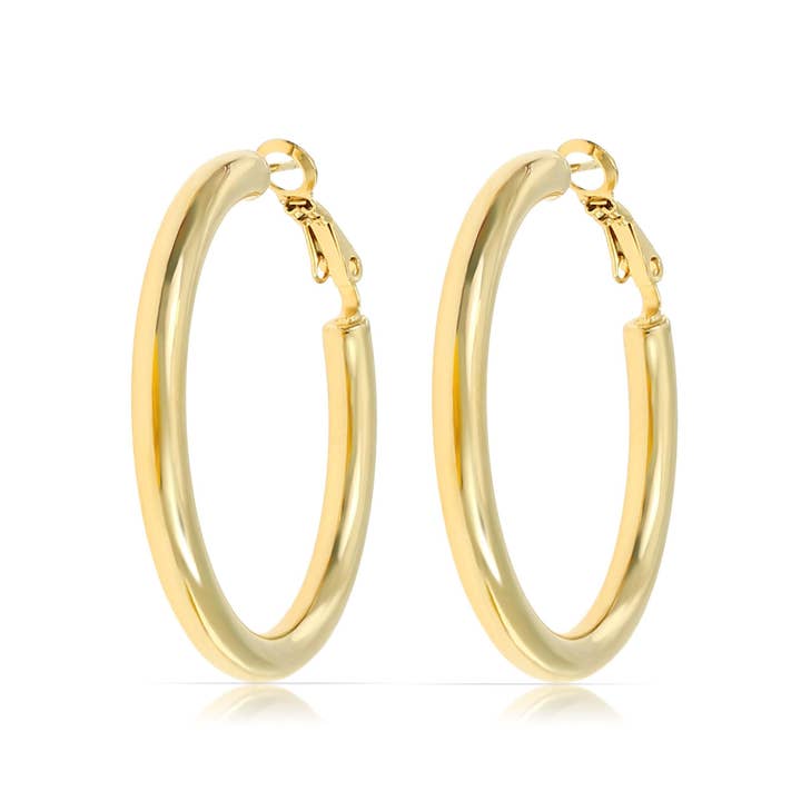 Made By Nami - Wholesale Hoop Earrings - Creoles | Gold1