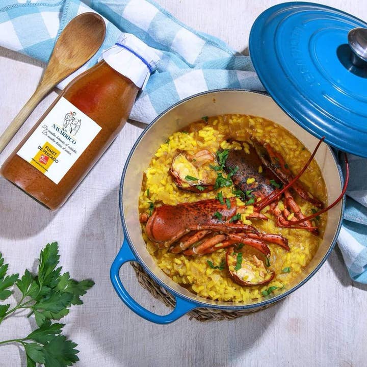 LE GOURMET CENTRAL - Wholesale Broth - Fish stock fumet for Paella by El Navarrico