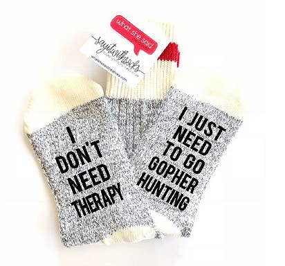 What She Said Creatives - Wholesale Socks - Unisex - Gopher Hunting Socks