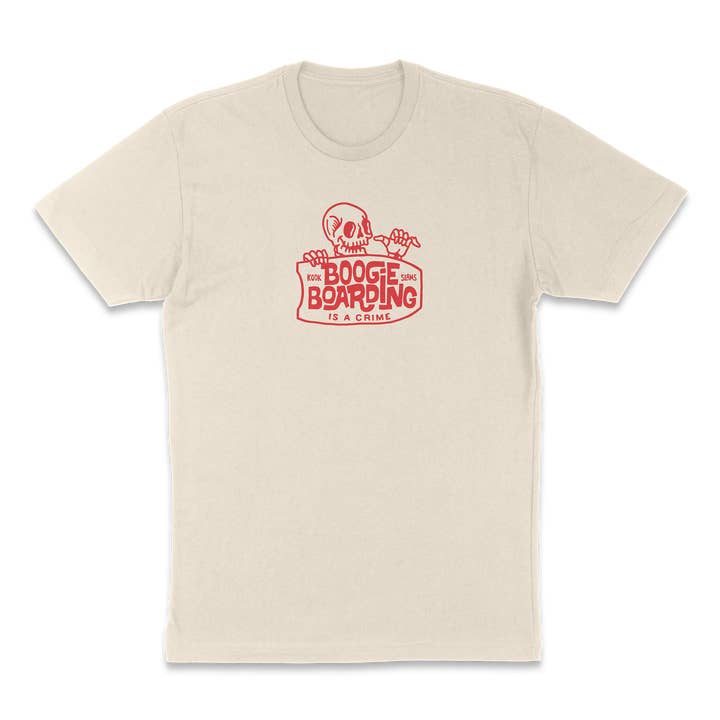 Boogie-Boarding-ist-ein-Verbrechen-T-Shirt für den Großhandel von Kookslams