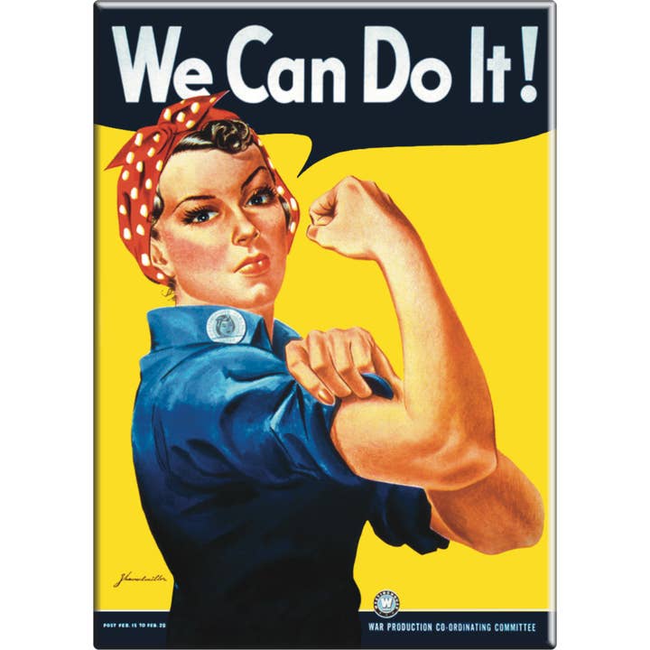 Square Deal Recordings & Supplies - Wholesale Compact Mirror - Compact Mirror - Rosie The Riveter - "We Can Do It!"